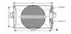 AVA QUALITY COOLING IV2035 Radiator, engine cooling